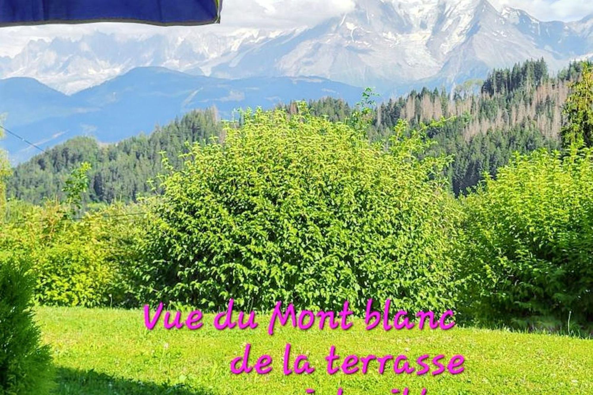 Studio Accueillant A Cordon Vue Mont Blanc 22 M² Parking Inclus Eksteriør billede
